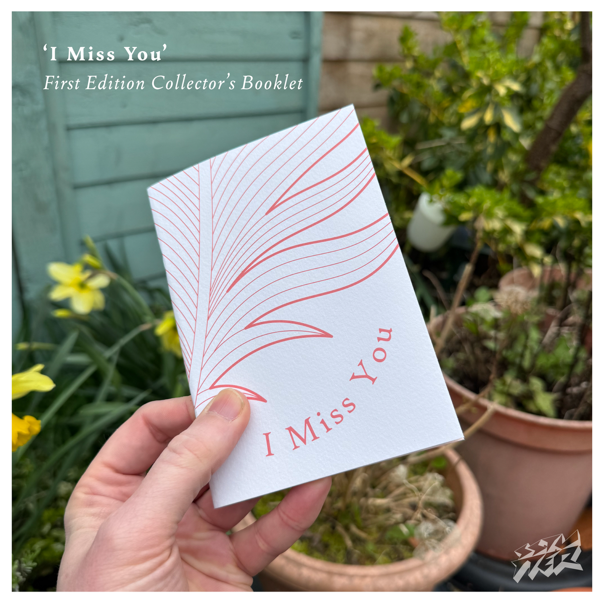 ‘You Are Woven Into My Heart’ Brooch - Sky Blue