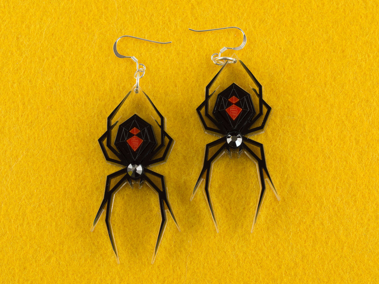 Black Widow Earrings