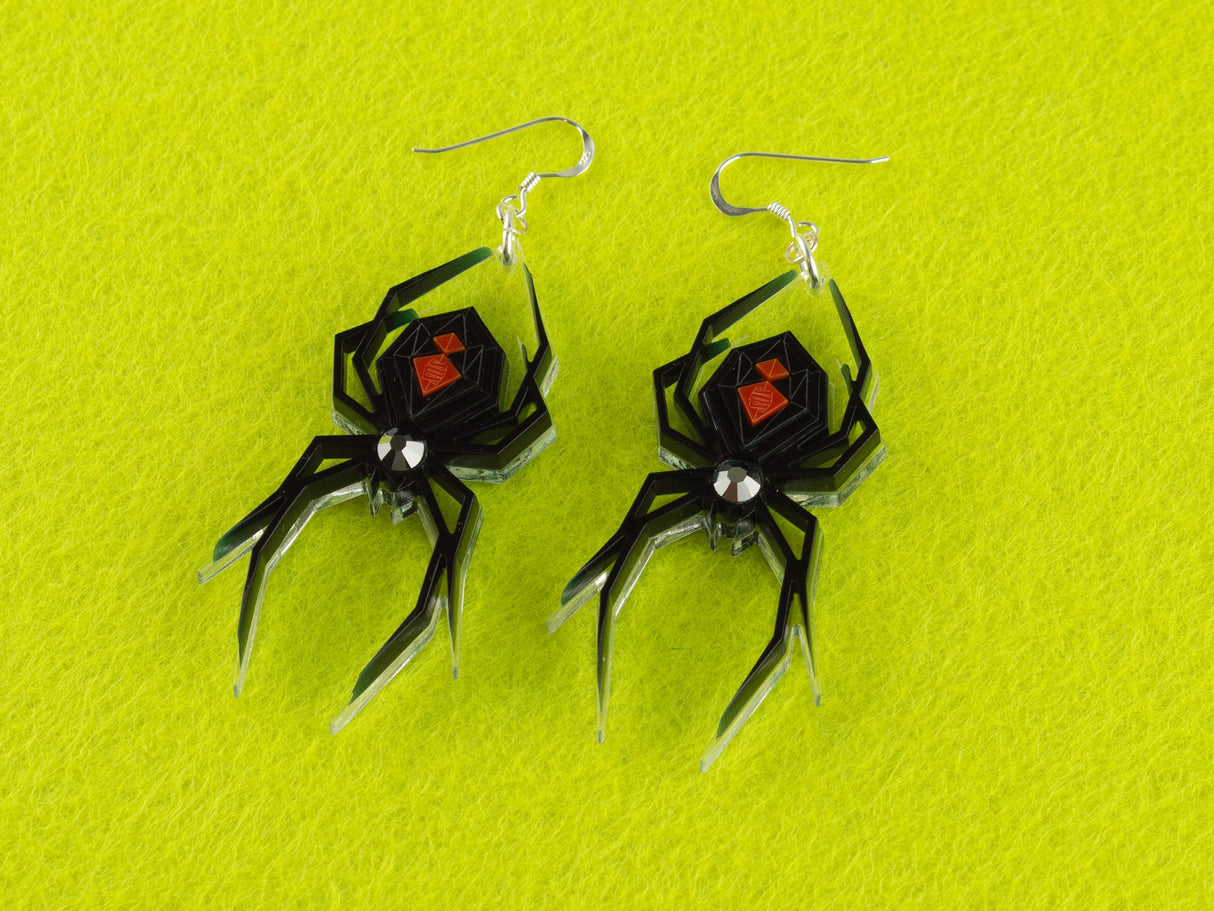 Black Widow Earrings