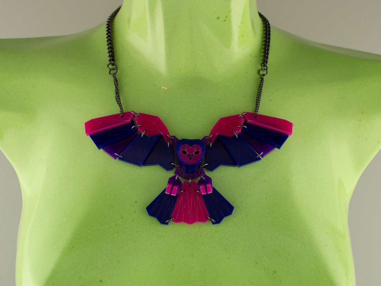 Owl Necklace - Nightcrawler