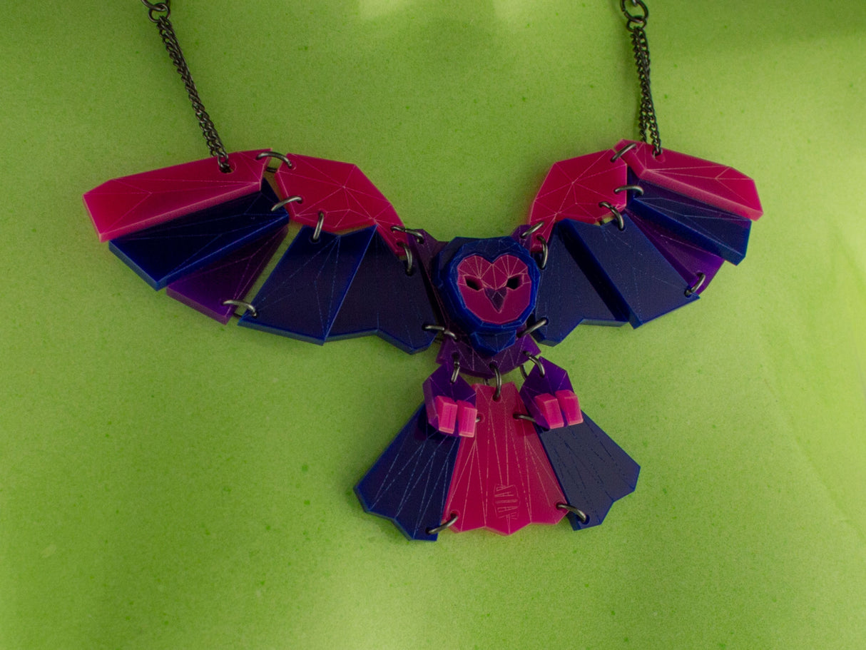 Owl Necklace - Nightcrawler