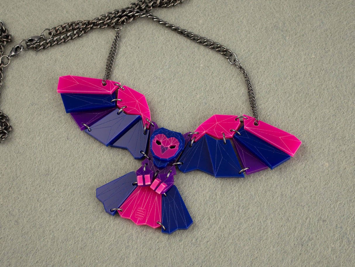 Owl Necklace - Nightcrawler