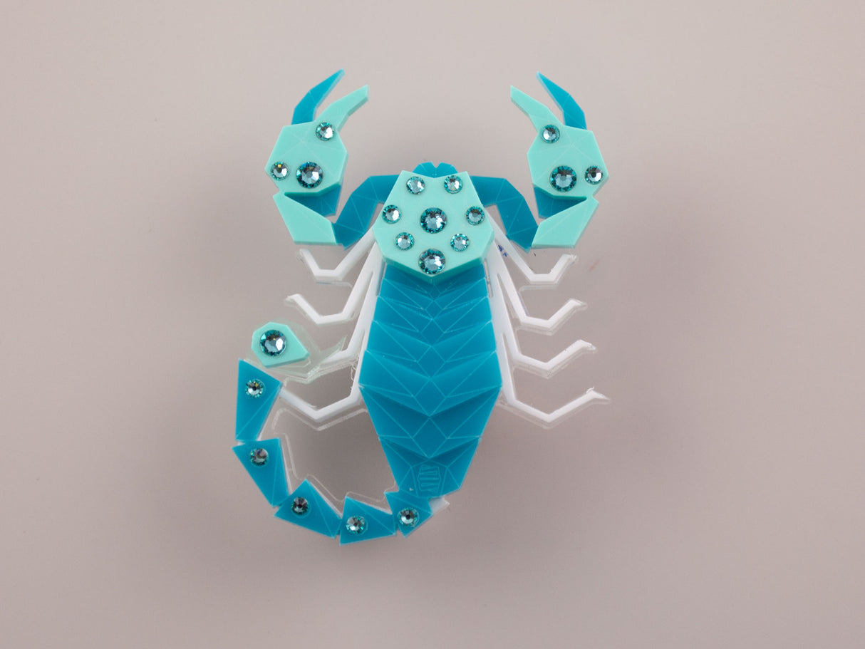 Scorpion Brooch - Marina
