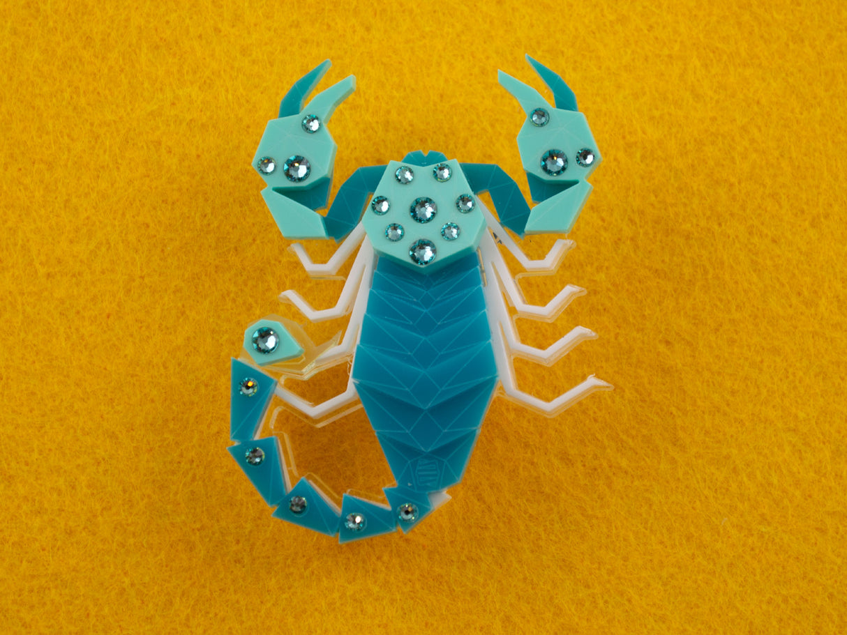 Scorpion Brooch - Marina