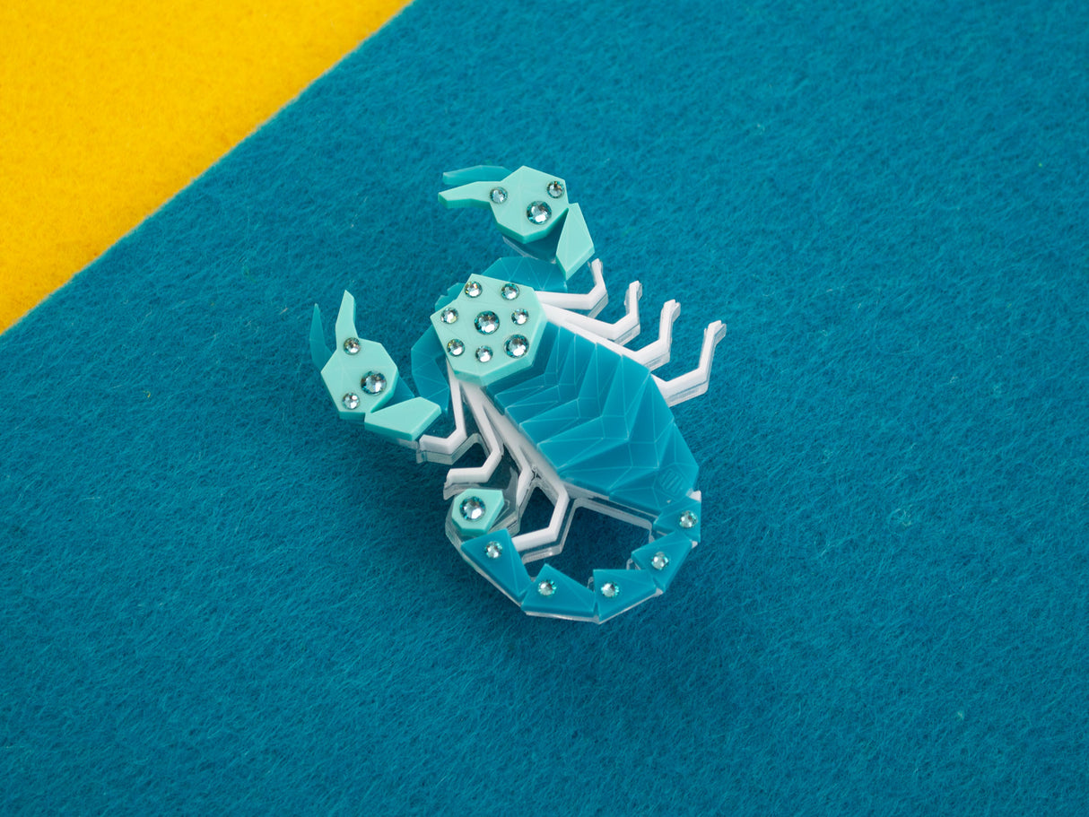 Scorpion Brooch - Marina
