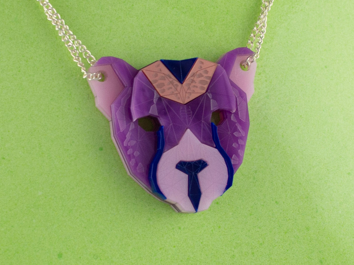 Cheetah Head Necklace - Euphoria