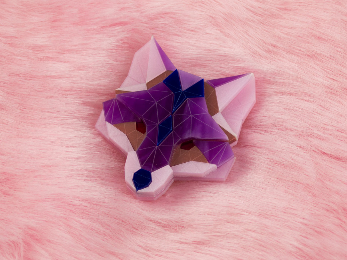 Fox Head Brooch - Euphoria