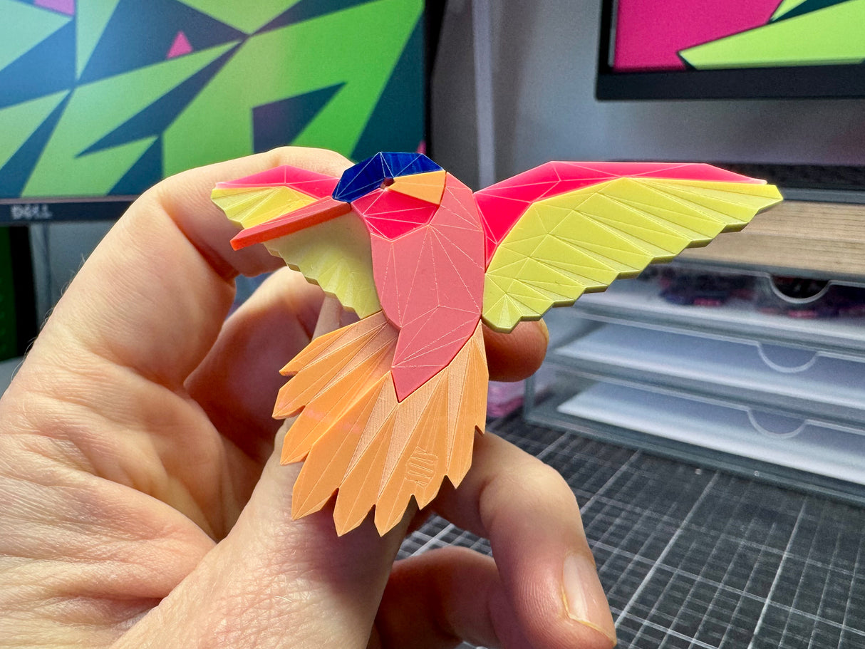 Hummingbird Brooch - Comet