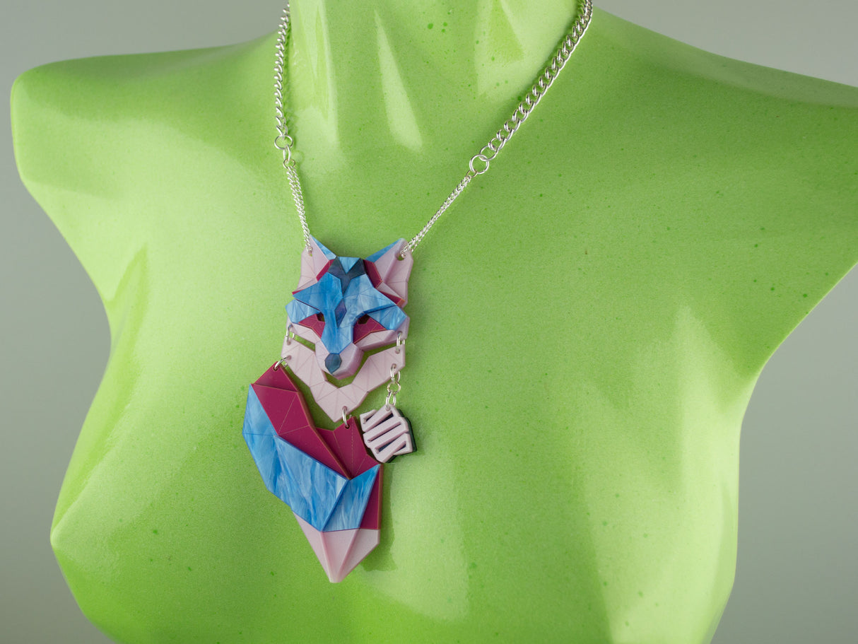 Fox Necklace - Water Lilies