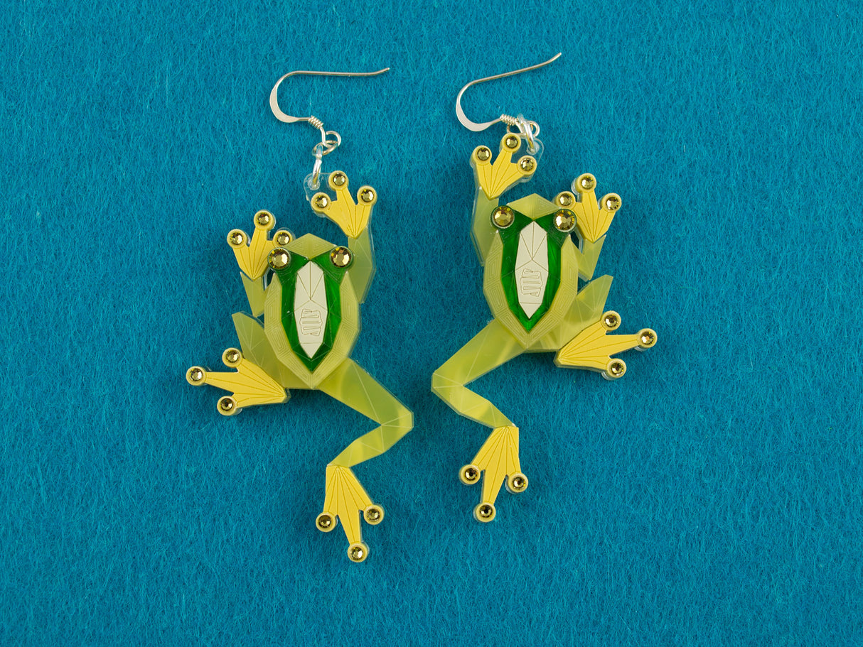 Tree Frog Earrings - Springer