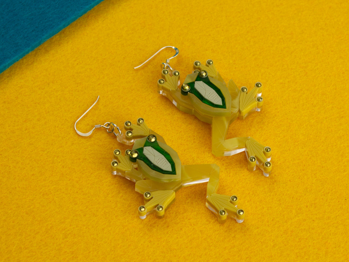 Tree Frog Earrings - Springer