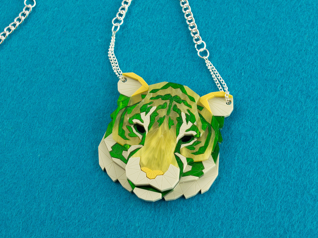 Tiger Head Necklace - Springer