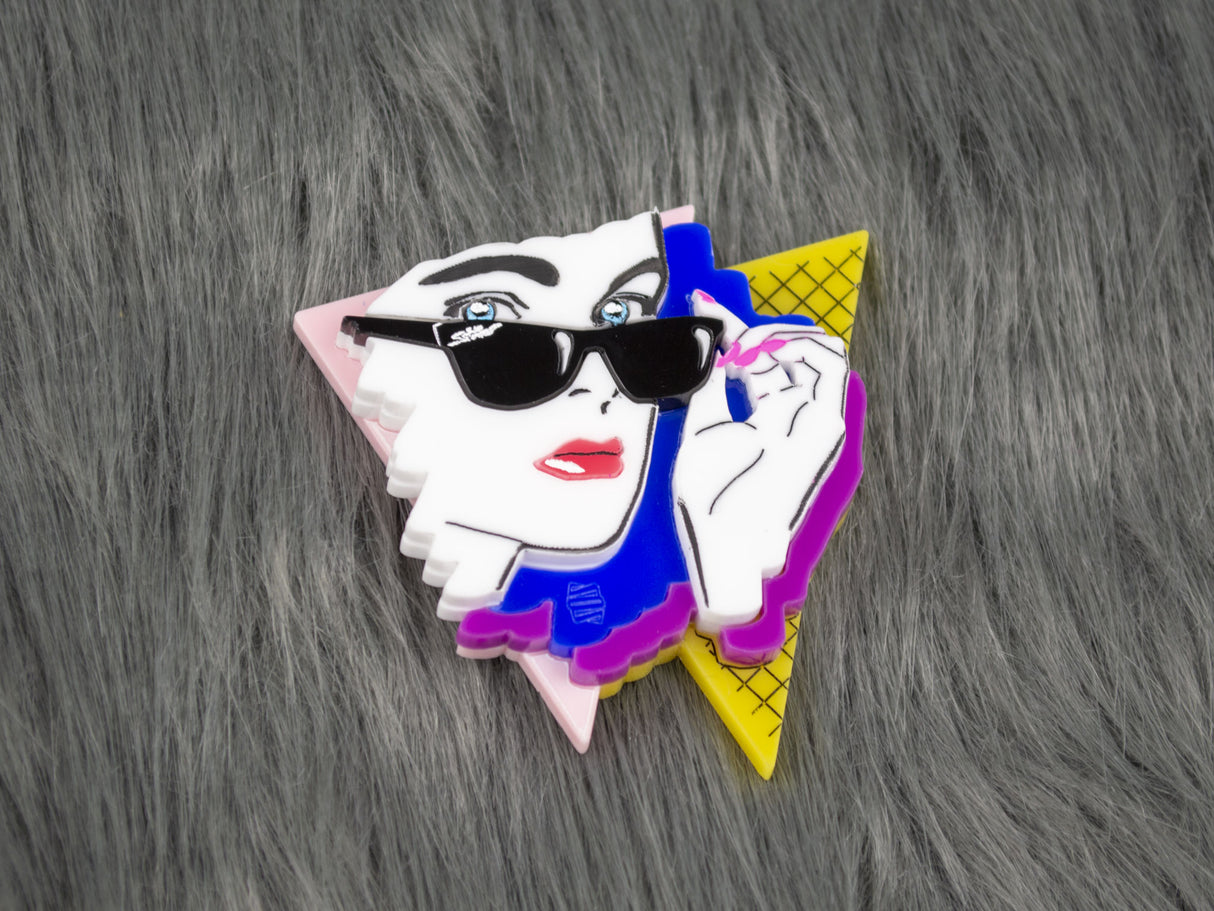 Call Me Mini Brooch - Reflex