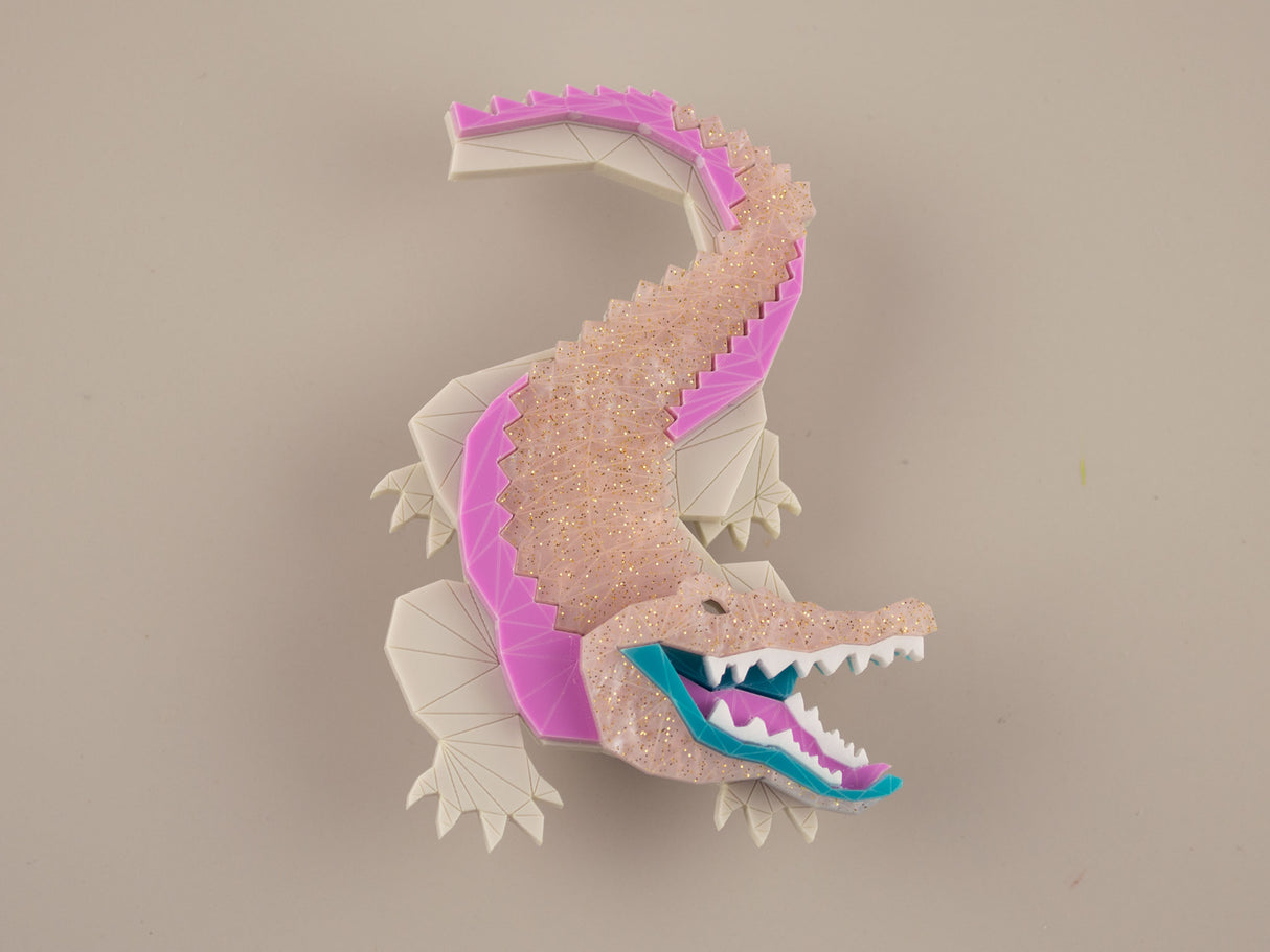 Crocodile Brooch - Miami Sound Machine