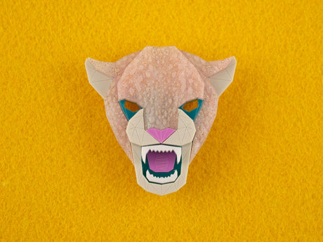 Jaguar Head Brooch - Miami Sound Machine