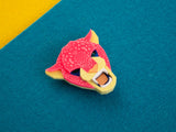 Jaguar Head Brooch - Comet