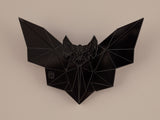 Vampire Bat Brooch - Black