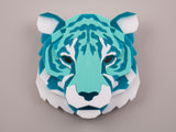 Tiger Head Brooch - Marina