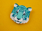 Tiger Head Brooch - Marina