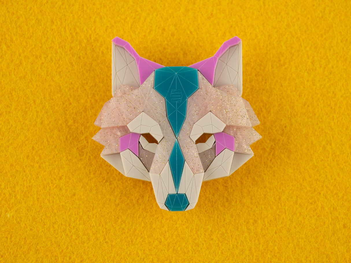 Wolf Head Brooch - Miami Sound Machine