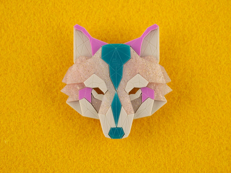 Wolf Head Brooch - Miami Sound Machine