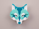 Wolf Head Brooch - Marina