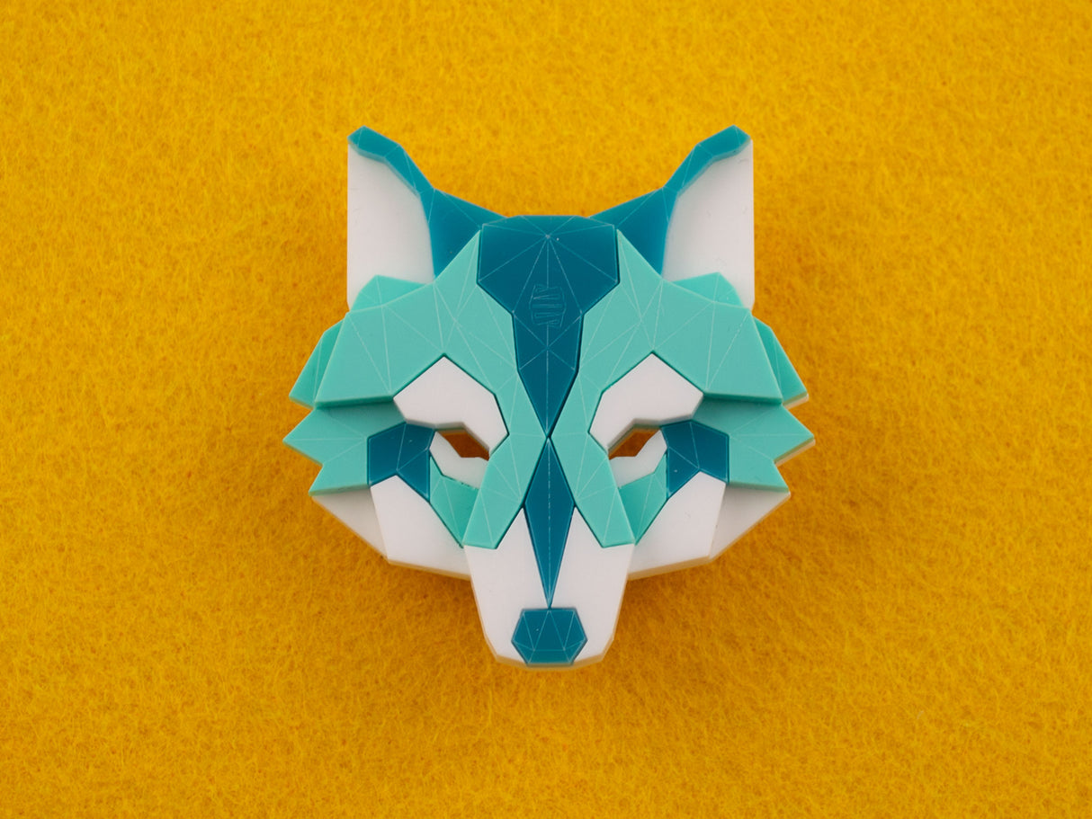 Wolf Head Brooch - Marina