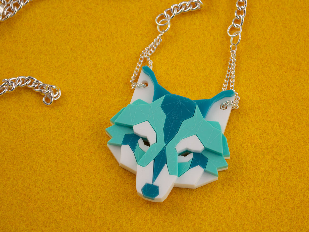 Wolf Head Necklace - Marina