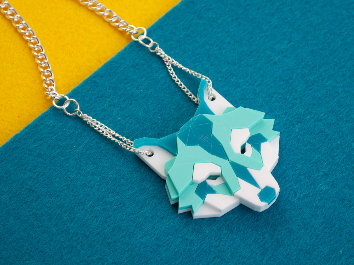 Wolf Head Necklace - Marina