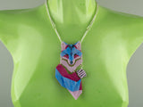 Fox Necklace - Water Lilies