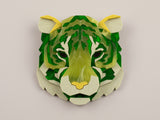 Tiger Head Brooch - Springer