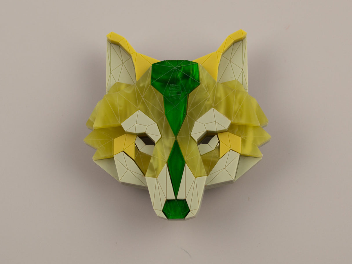 Wolf Head Brooch - Springer