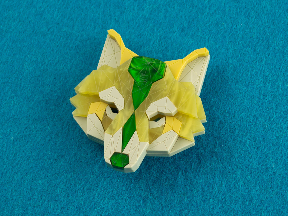 Wolf Head Brooch - Springer