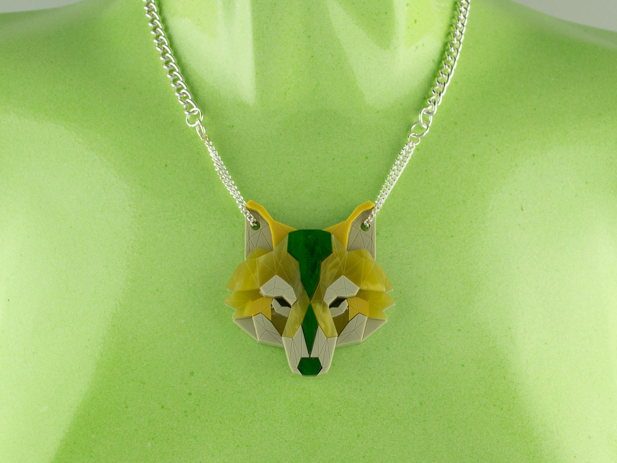 Wolf Head Necklace - Springer