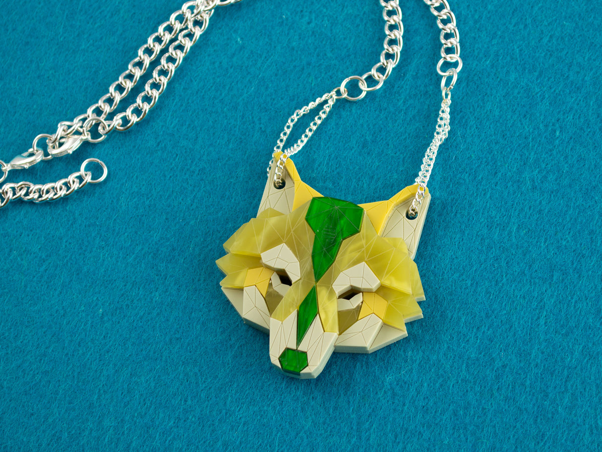 Wolf Head Necklace - Springer