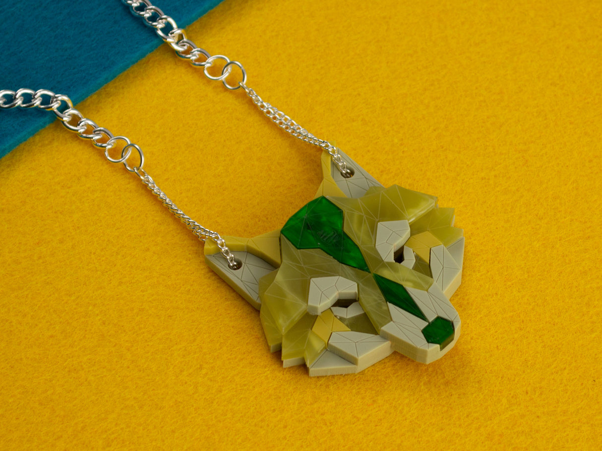 Wolf Head Necklace - Springer
