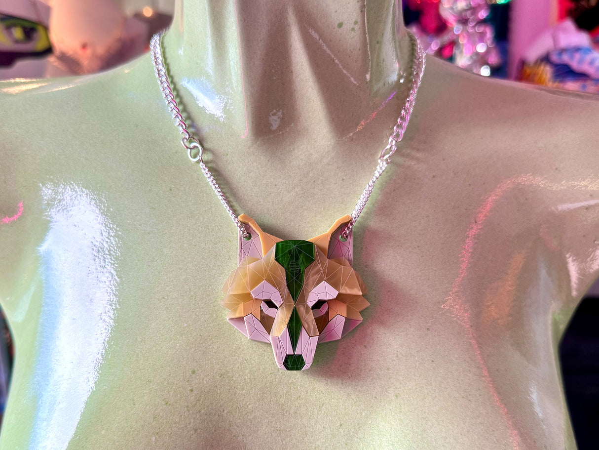 Wolf Head Necklace - Springer